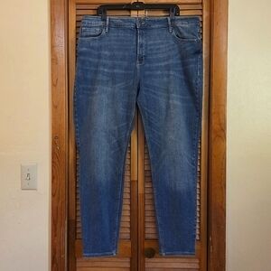 EUC Old Navy Women's Rockstar Super Skinny High Rise Jeans Plus Size 20